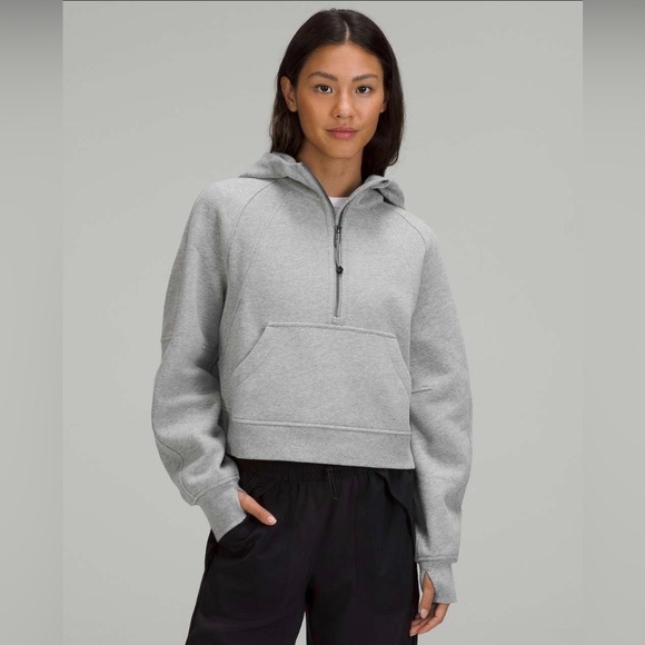 lululemon athletica Tops - Lululemon Scuba Oversized Half-Zip Hoodie M/L